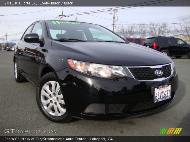 2011 Kia Forte EX in Ebony Black