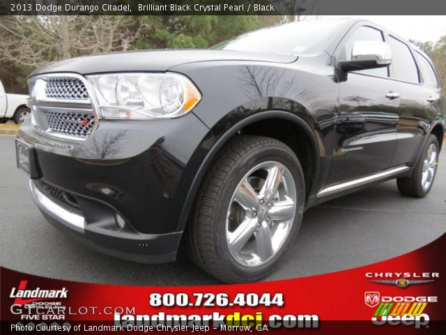 2013 Dodge Durango Citadel in Brilliant Black Crystal Pearl