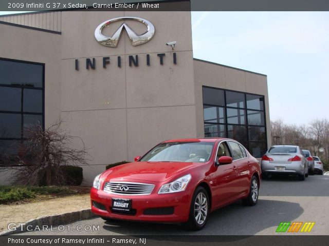 2009 Infiniti G 37 x Sedan in Garnet Ember