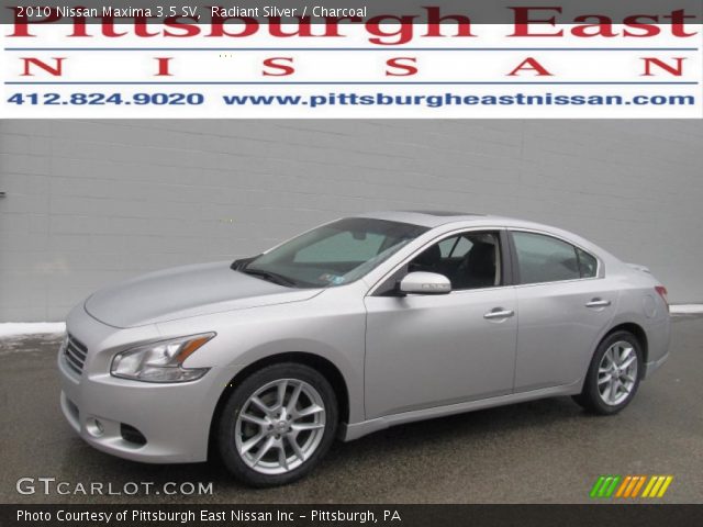 2010 Nissan Maxima 3.5 SV in Radiant Silver