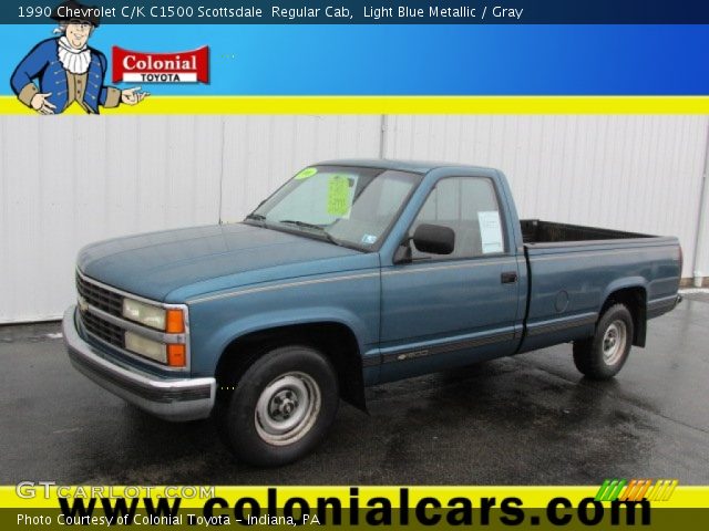 1990 Chevrolet C/K C1500 Scottsdale  Regular Cab in Light Blue Metallic