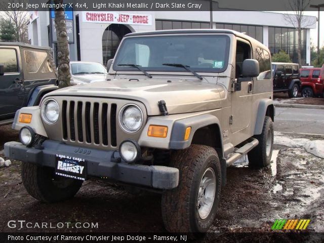 2004 Jeep Wrangler X 4x4 in Light Khaki Metallic