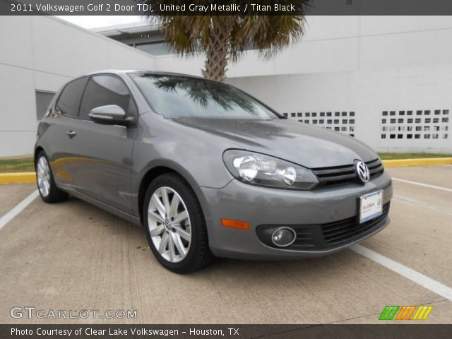 2011 Volkswagen Golf 2 Door TDI in United Gray Metallic