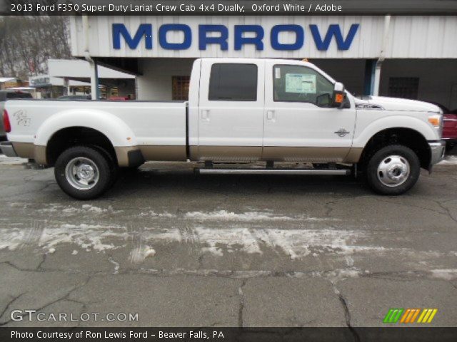 2013 Ford F350 Super Duty Lariat Crew Cab 4x4 Dually in Oxford White