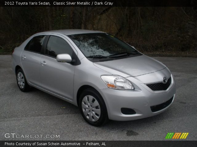 2012 Toyota Yaris Sedan in Classic Silver Metallic