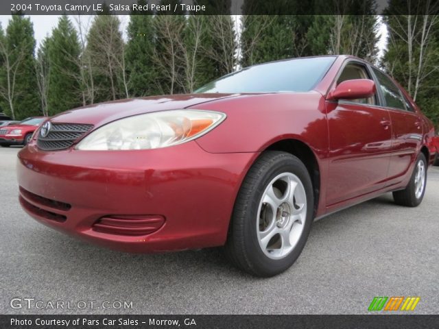 2004 Toyota Camry LE in Salsa Red Pearl