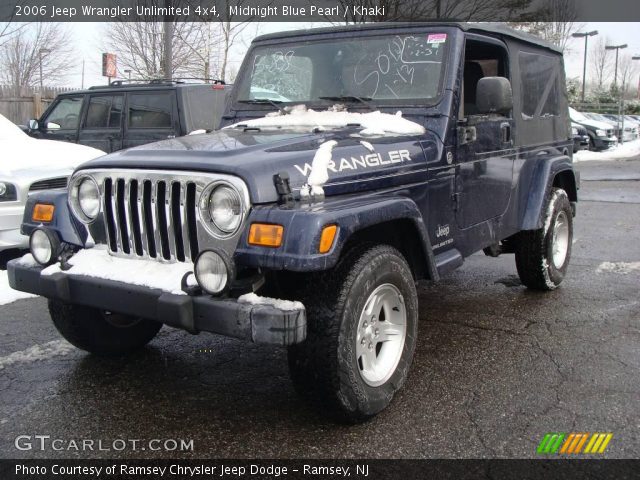 2006 Jeep Wrangler Unlimited 4x4 in Midnight Blue Pearl