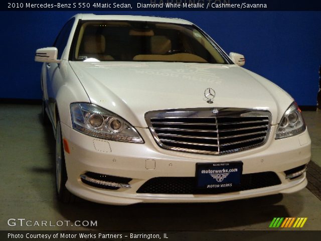 2010 Mercedes-Benz S 550 4Matic Sedan in Diamond White Metallic