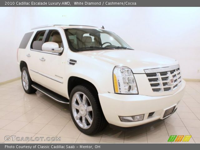 2010 Cadillac Escalade Luxury AWD in White Diamond