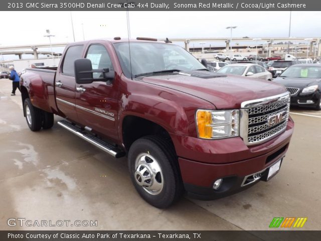 2013 GMC Sierra 3500HD Denali Crew Cab 4x4 Dually in Sonoma Red Metallic