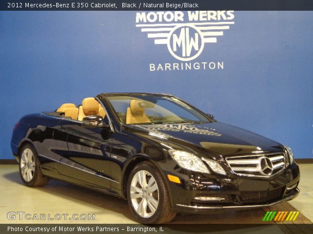 2012 Mercedes-Benz E 350 Cabriolet in Black
