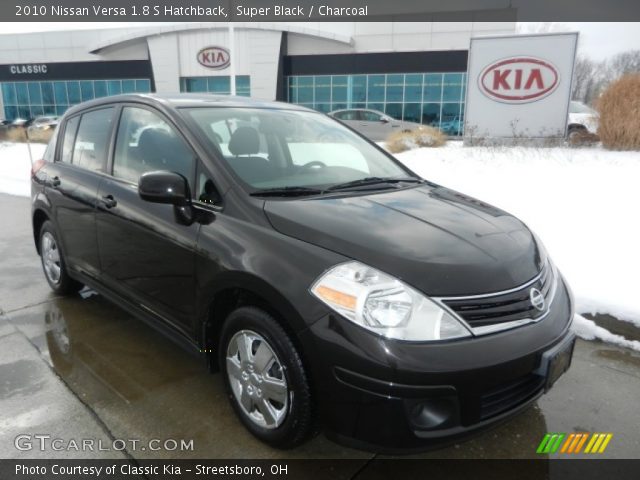 2010 Nissan Versa 1.8 S Hatchback in Super Black