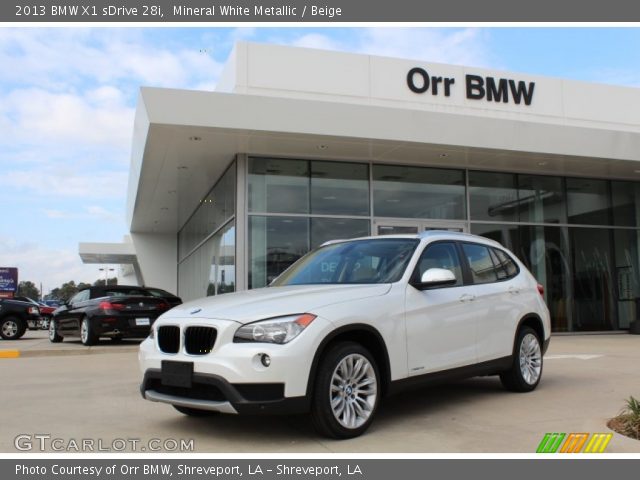 2013 BMW X1 sDrive 28i in Mineral White Metallic