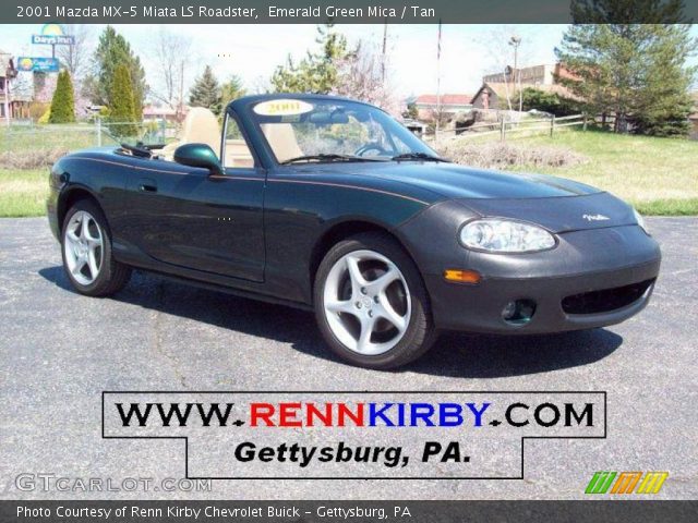 2001 Mazda MX-5 Miata LS Roadster in Emerald Green Mica