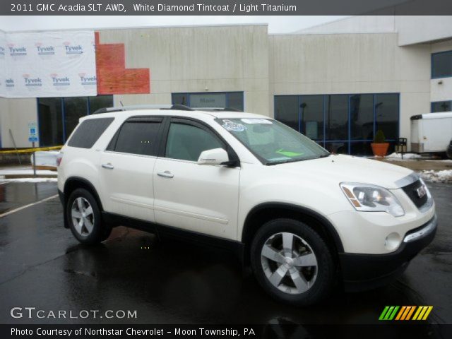 2011 GMC Acadia SLT AWD in White Diamond Tintcoat