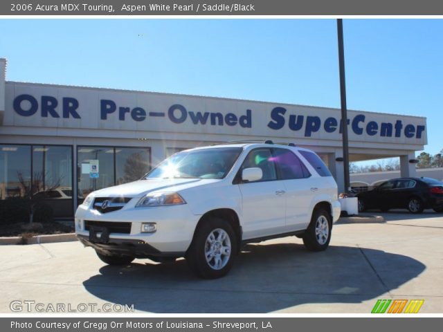 2006 Acura MDX Touring in Aspen White Pearl