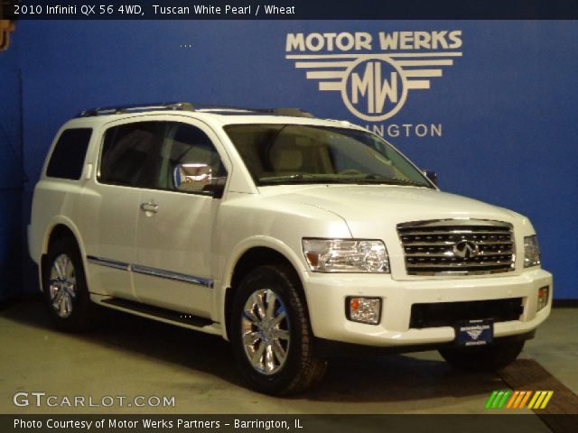 2010 Infiniti QX 56 4WD in Tuscan White Pearl