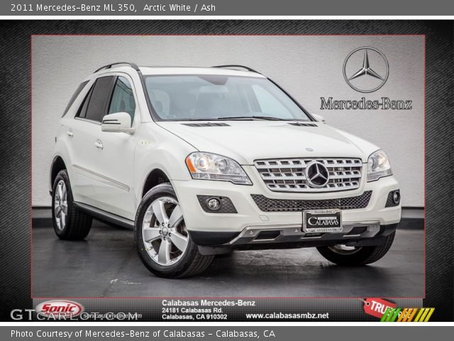 2011 Mercedes-Benz ML 350 in Arctic White