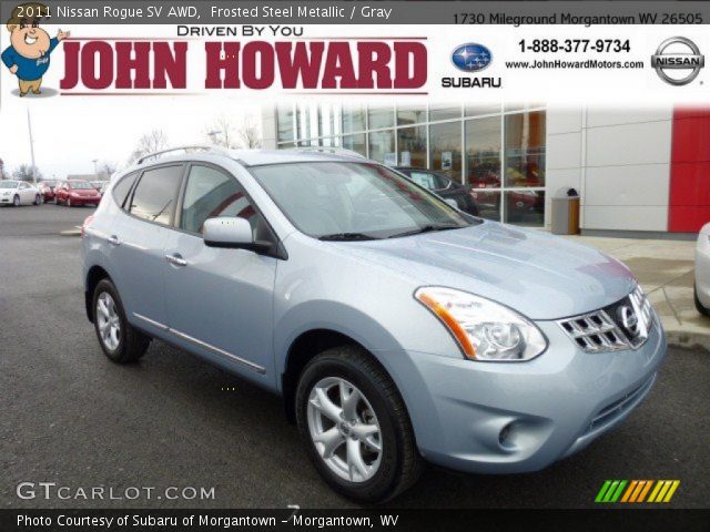 2011 Nissan Rogue SV AWD in Frosted Steel Metallic