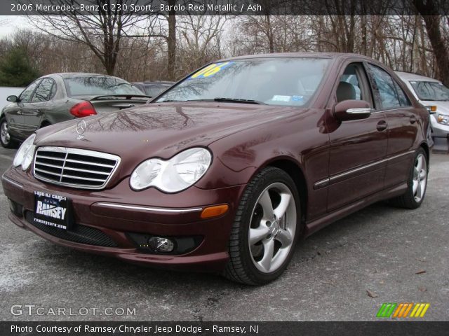 2006 Mercedes-Benz C 230 Sport in Barolo Red Metallic
