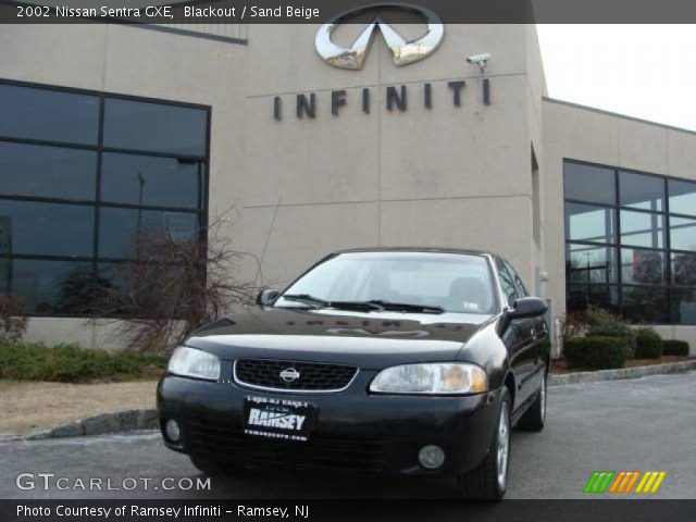 2002 Nissan Sentra GXE in Blackout