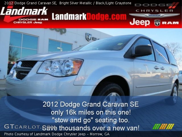 2012 Dodge Grand Caravan SE in Bright Silver Metallic