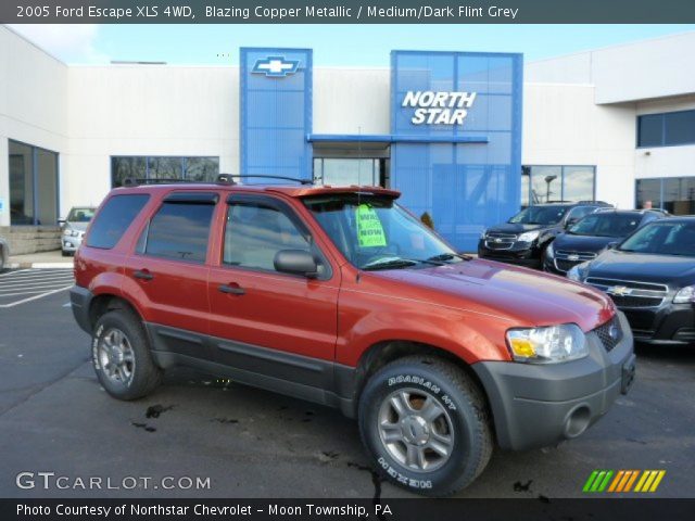 2005 Ford Escape XLS 4WD in Blazing Copper Metallic