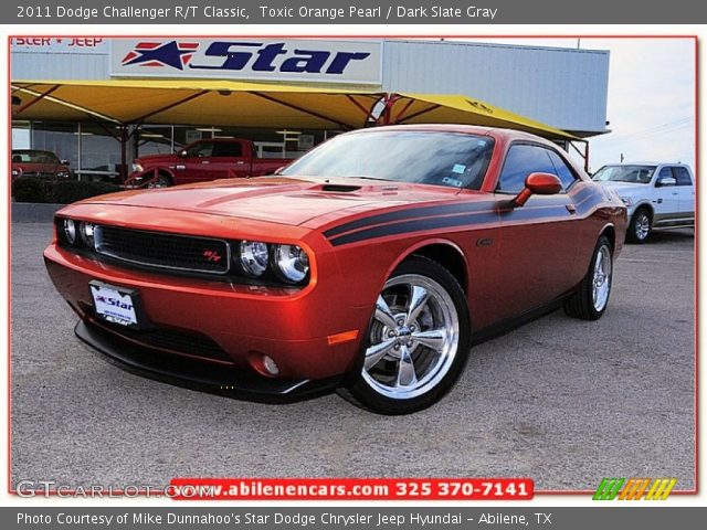 2011 Dodge Challenger R/T Classic in Toxic Orange Pearl