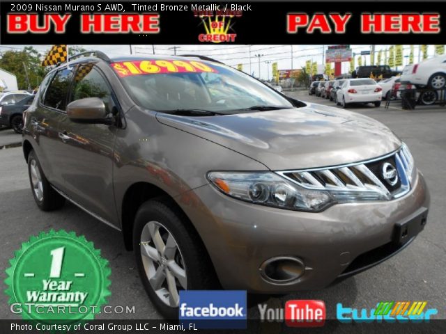 2009 Nissan Murano S AWD in Tinted Bronze Metallic