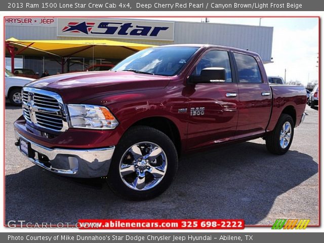 2013 Ram 1500 Lone Star Crew Cab 4x4 in Deep Cherry Red Pearl