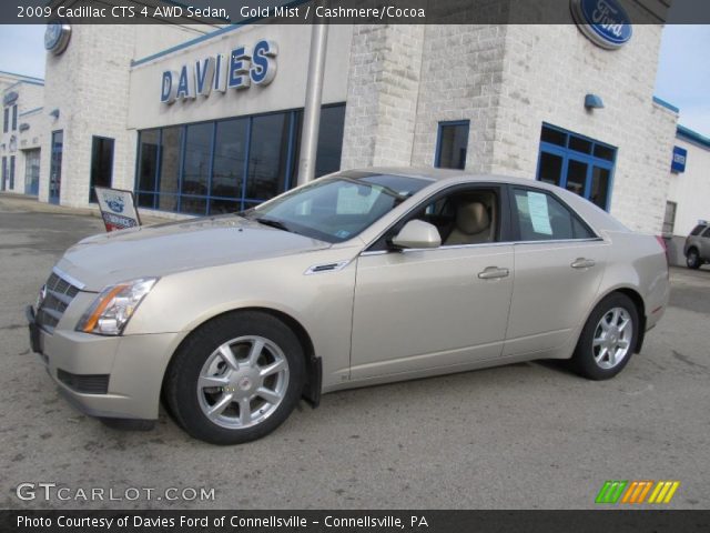 2009 Cadillac CTS 4 AWD Sedan in Gold Mist