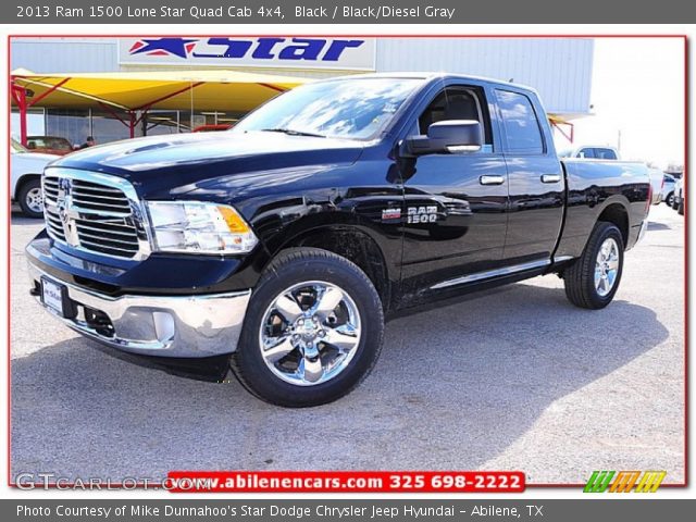 2013 Ram 1500 Lone Star Quad Cab 4x4 in Black