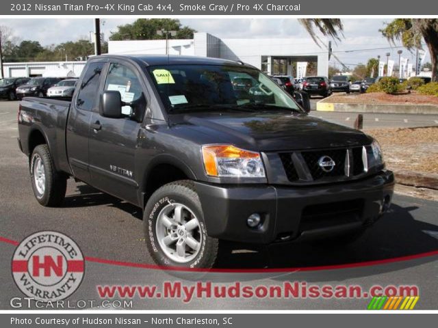 2012 Nissan Titan Pro-4X King Cab 4x4 in Smoke Gray