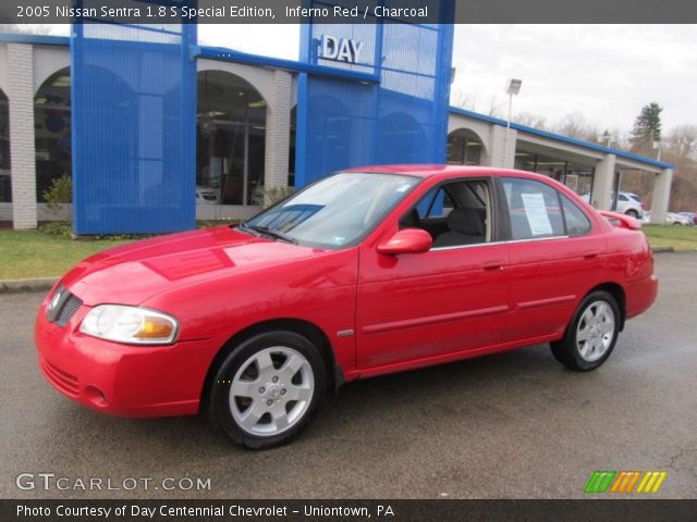 2005 Nissan Sentra 1.8 S Special Edition in Inferno Red