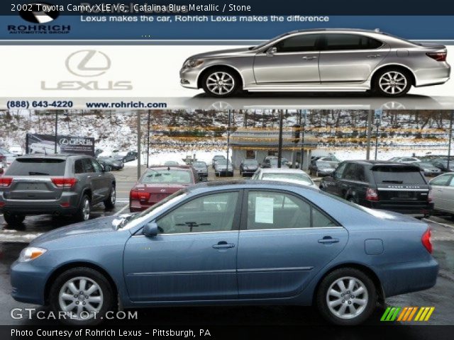 2002 Toyota Camry XLE V6 in Catalina Blue Metallic