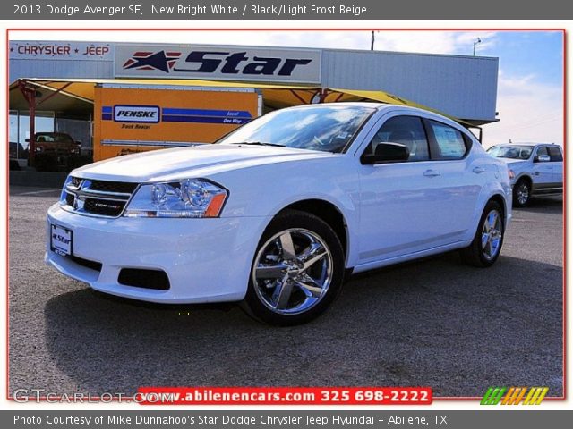 2013 Dodge Avenger SE in New Bright White