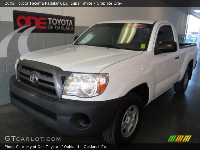 2009 Toyota Tacoma Regular Cab in Super White