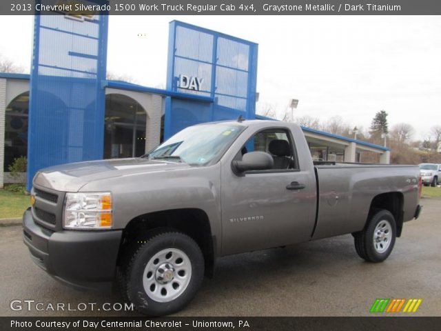 2013 Chevrolet Silverado 1500 Work Truck Regular Cab 4x4 in Graystone Metallic