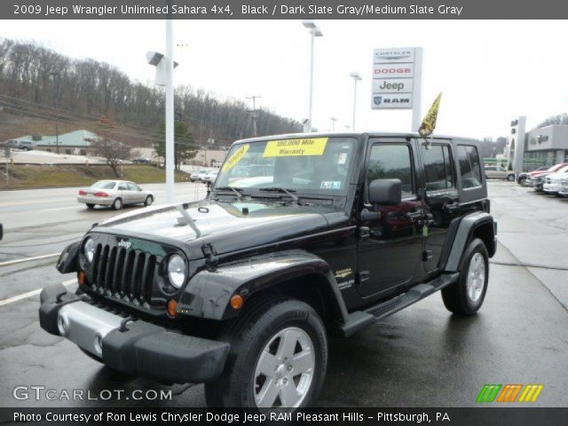 2009 Jeep Wrangler Unlimited Sahara 4x4 in Black