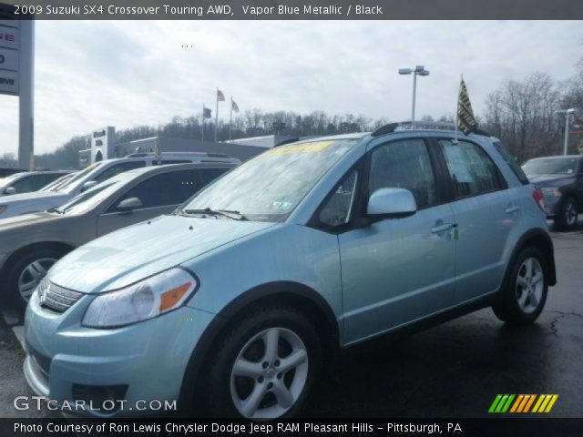 2009 Suzuki SX4 Crossover Touring AWD in Vapor Blue Metallic