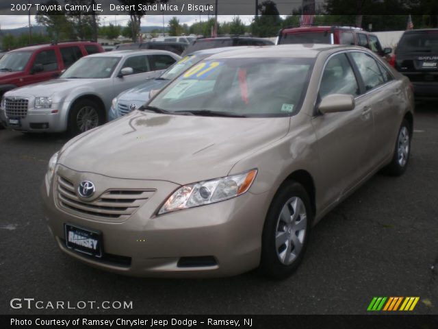 2007 Toyota Camry LE in Desert Sand Mica