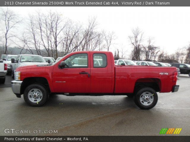 2013 Chevrolet Silverado 2500HD Work Truck Extended Cab 4x4 in Victory Red