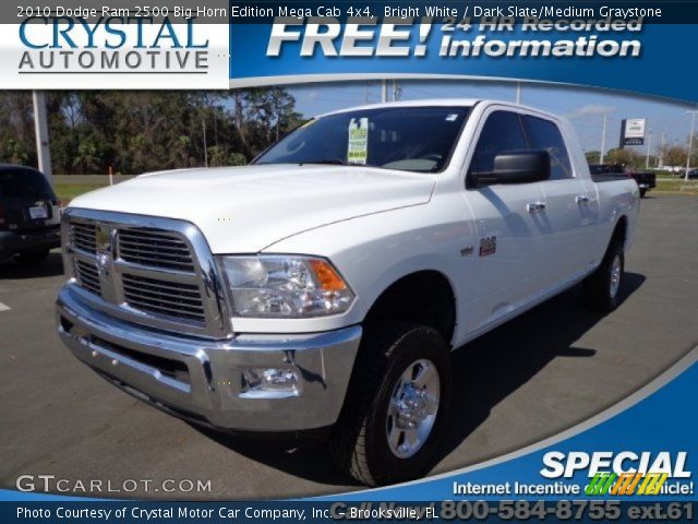 2010 Dodge Ram 2500 Big Horn Edition Mega Cab 4x4 in Bright White