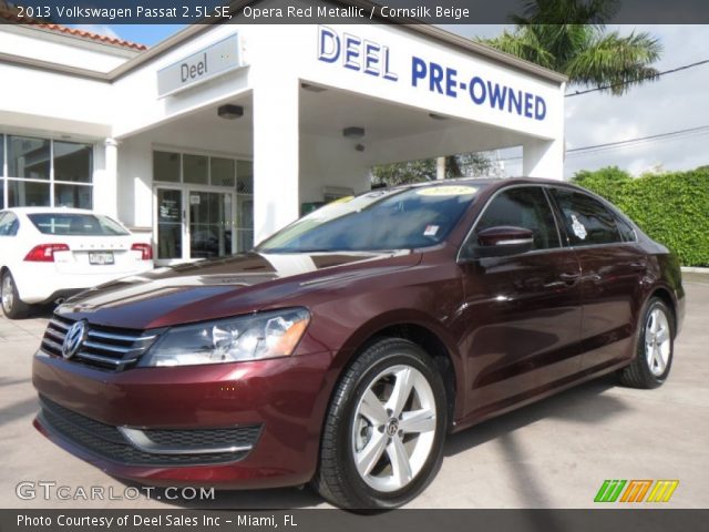 2013 Volkswagen Passat 2.5L SE in Opera Red Metallic