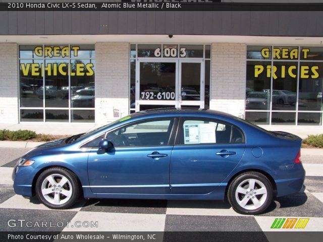 2010 Honda Civic LX-S Sedan in Atomic Blue Metallic