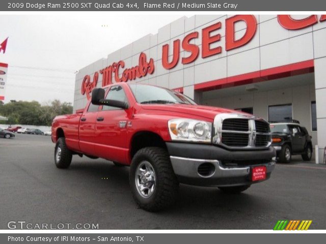 2009 Dodge Ram 2500 SXT Quad Cab 4x4 in Flame Red