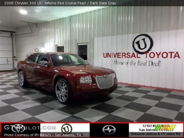 2008 Chrysler 300 LX in Inferno Red Crystal Pearl