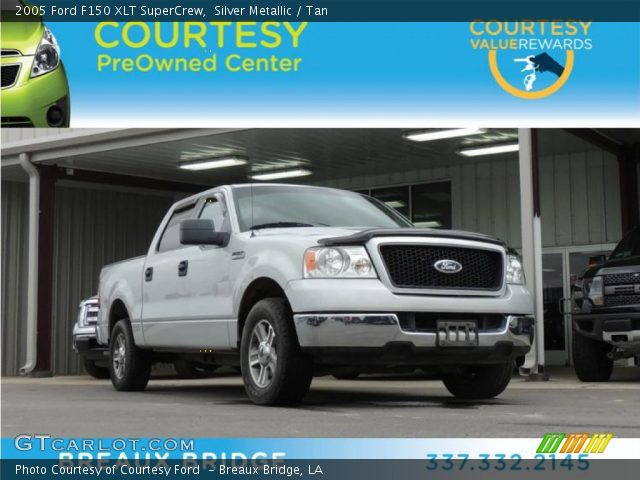 2005 Ford F150 XLT SuperCrew in Silver Metallic