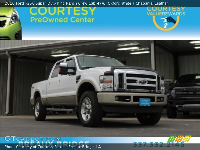 2010 Ford F250 Super Duty King Ranch Crew Cab 4x4 in Oxford White