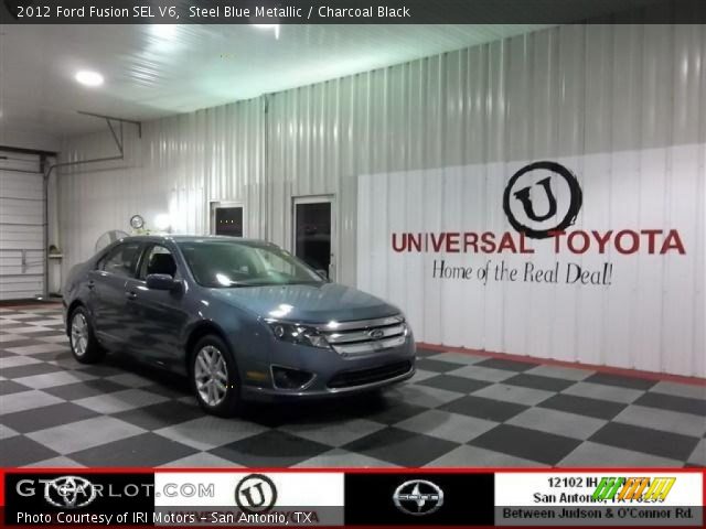 2012 Ford Fusion SEL V6 in Steel Blue Metallic